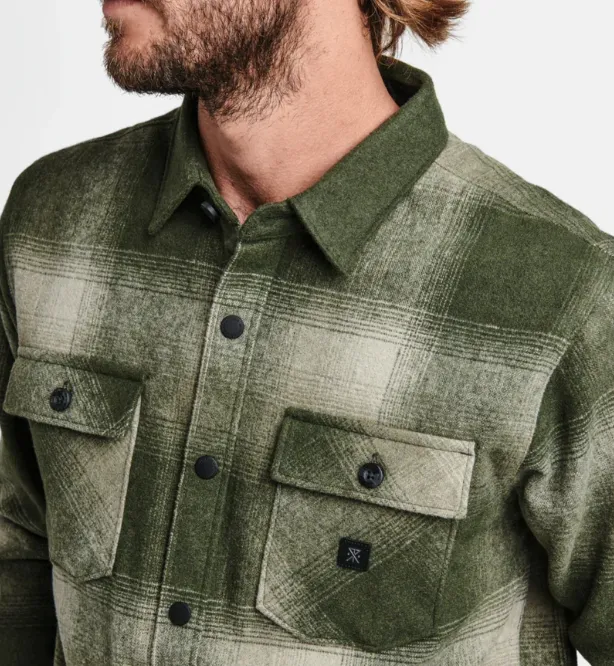 Roark Nordsman Long Sleeve Flannel - Dark Military 2.0