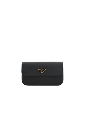 Saffiano Lux Leather Crossbody Bag