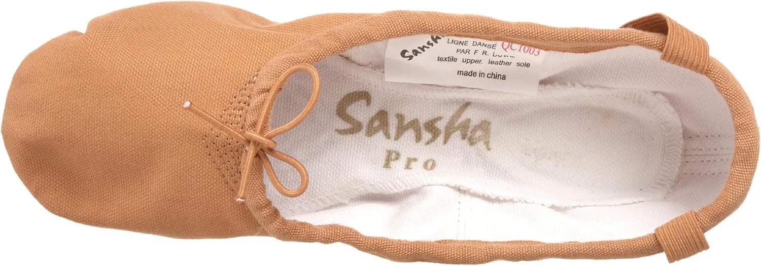 SANSHA Men's Pro 1 Canvas Ballet Slipper