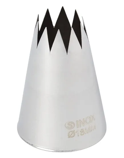 Schneider Star Nozzle, Stainless Steel, 18mm [GT122] (Order in item)