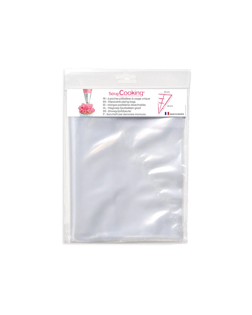 Scrapcooking 6 Disposable Piping Bags