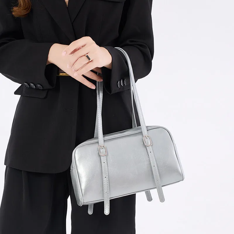 SEALBEER Large capacity bag popular new autumn versatile handbag fashion casual shoulder underarm bag soft leather pillow bag