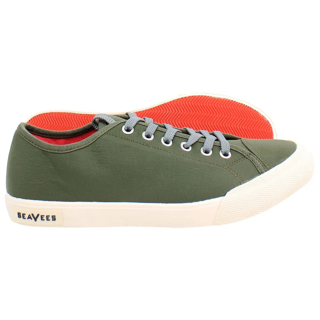 Seavees Army Issue Low Standard Womens Green Plimsolls