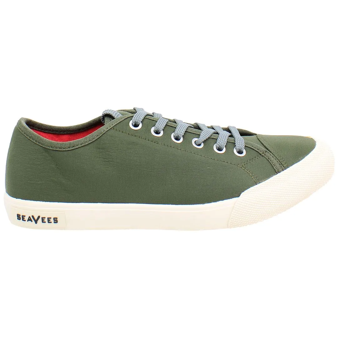 Seavees Army Issue Low Standard Womens Green Plimsolls