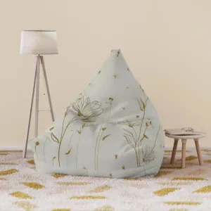 Stylish Golden Flowers Bean Bags Home Decor