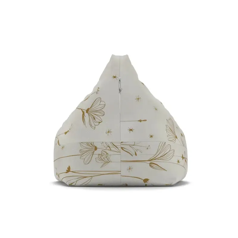 Stylish Golden Flowers Bean Bags Home Decor