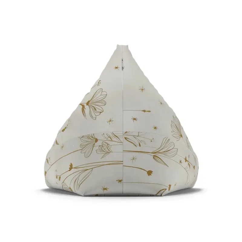 Stylish Golden Flowers Bean Bags Home Decor