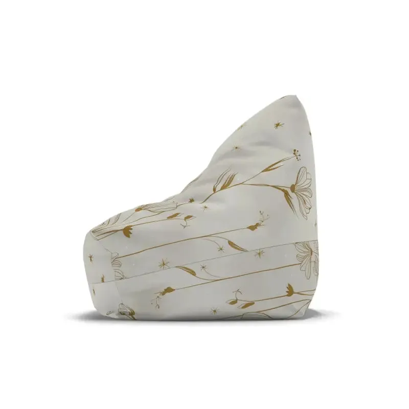 Stylish Golden Flowers Bean Bags Home Decor