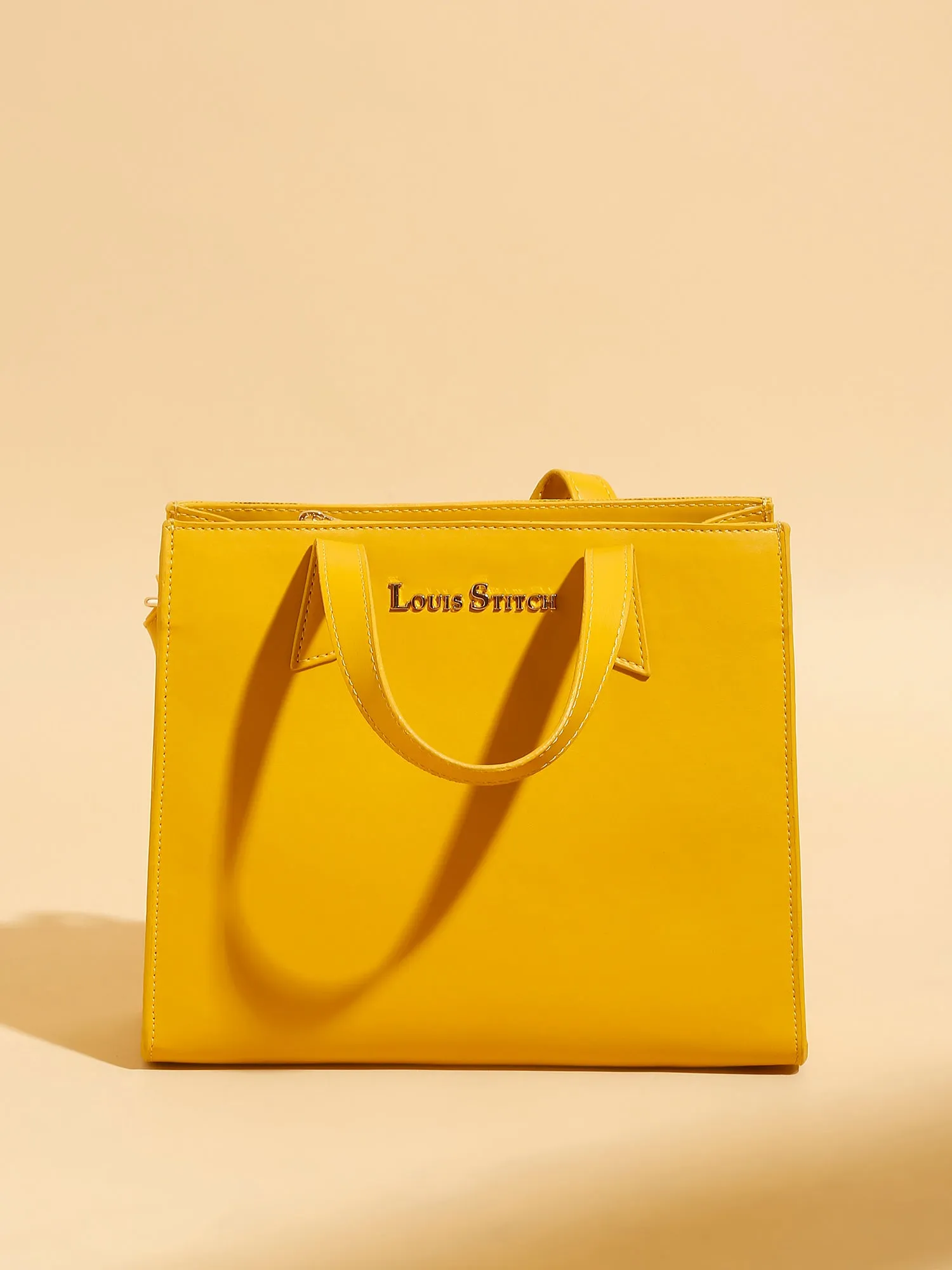 Stylish Yellow Ladies Satchel Handbags for Women