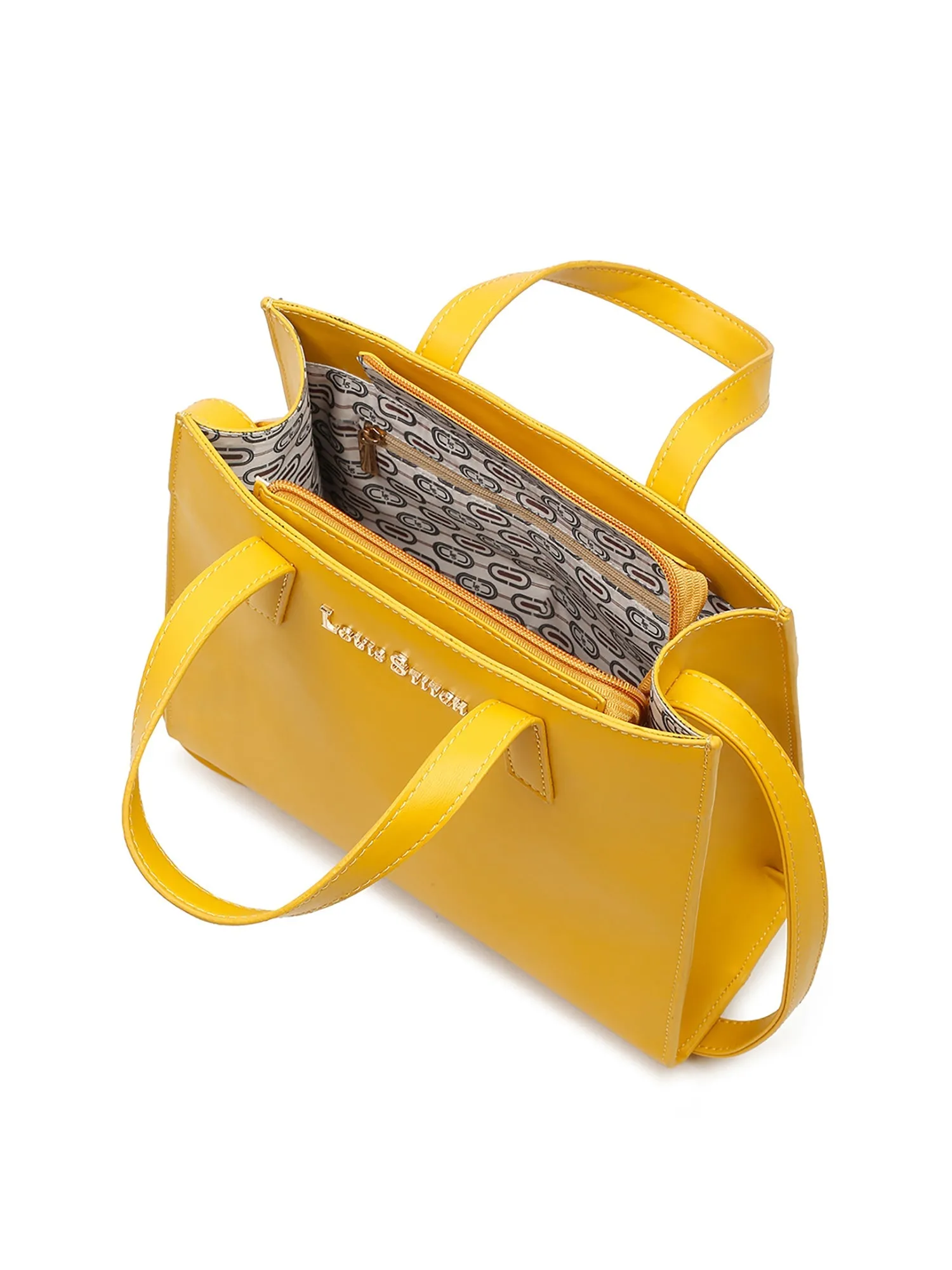 Stylish Yellow Ladies Satchel Handbags for Women