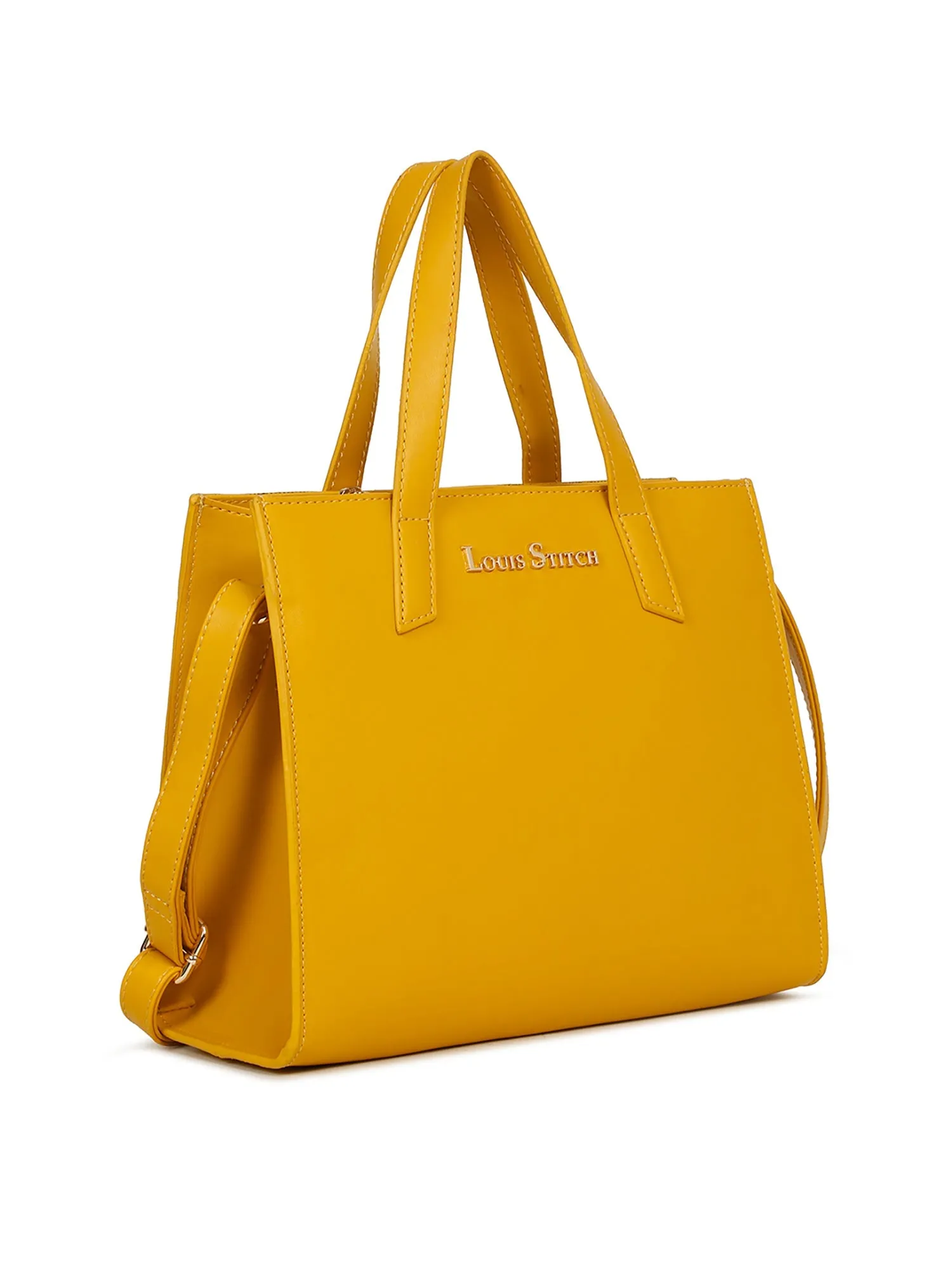 Stylish Yellow Ladies Satchel Handbags for Women