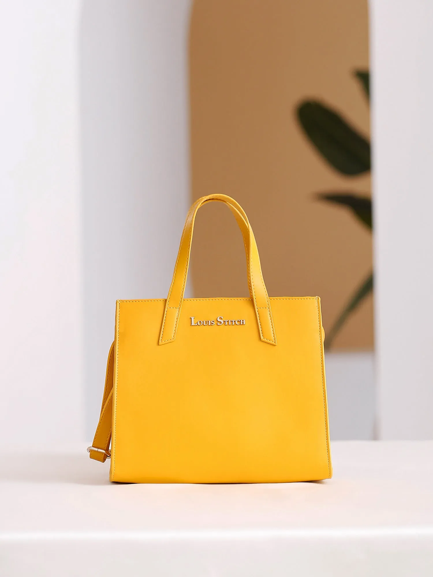 Stylish Yellow Ladies Satchel Handbags for Women
