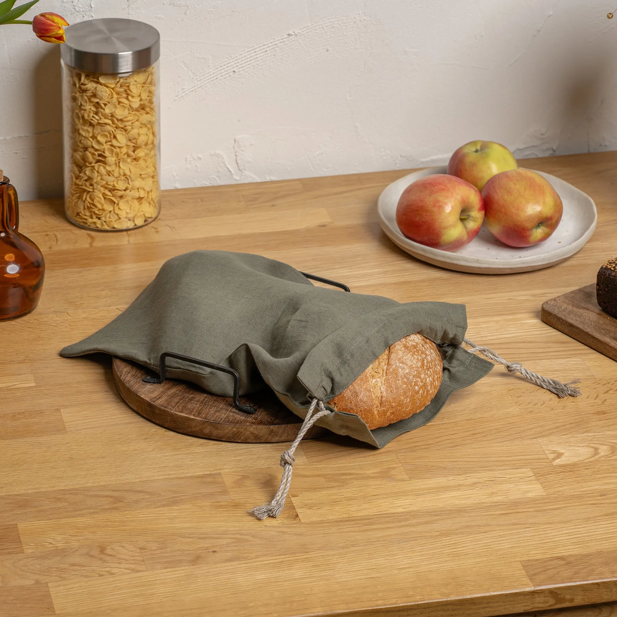 Sustainable Linen Bread Bag