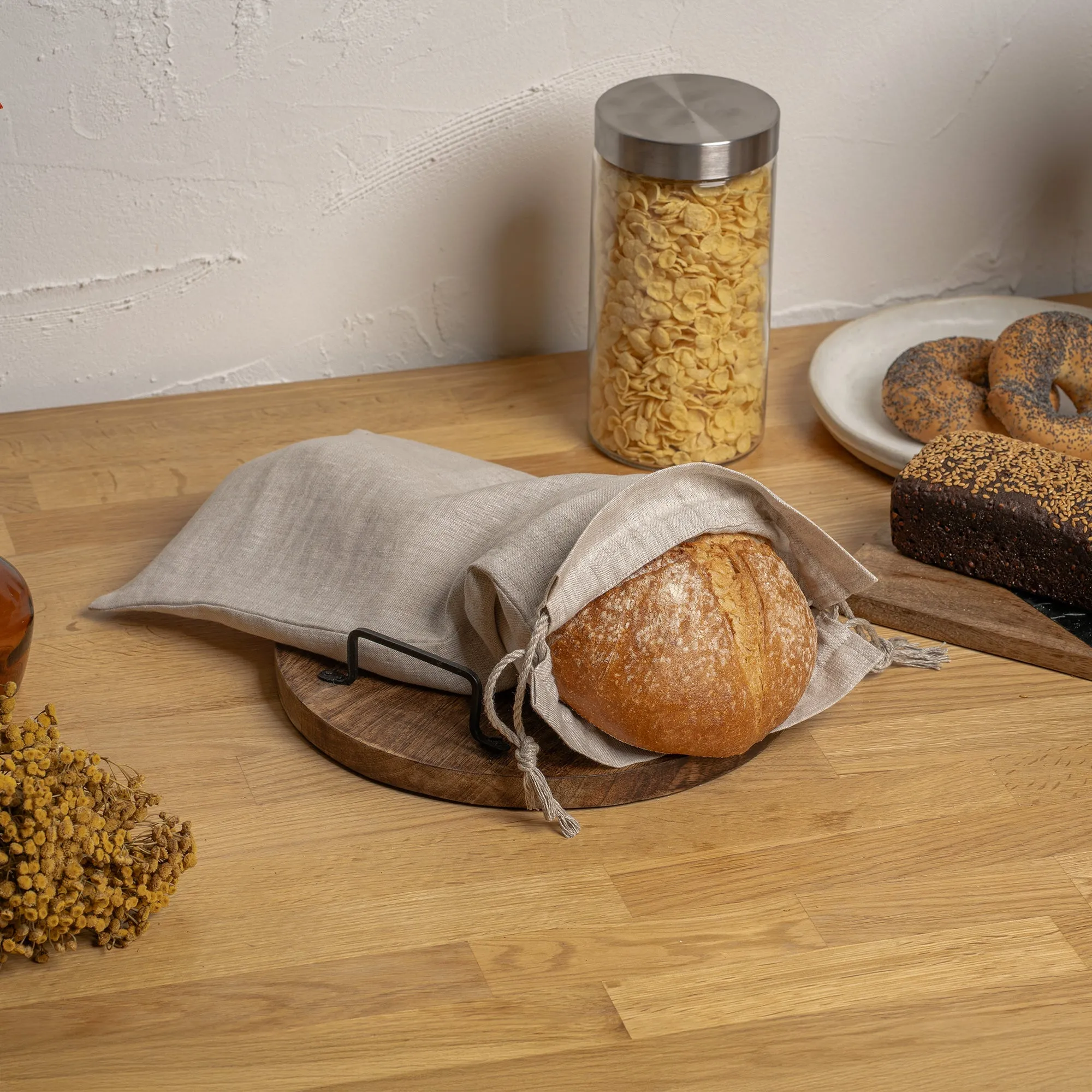 Sustainable Linen Bread Bag