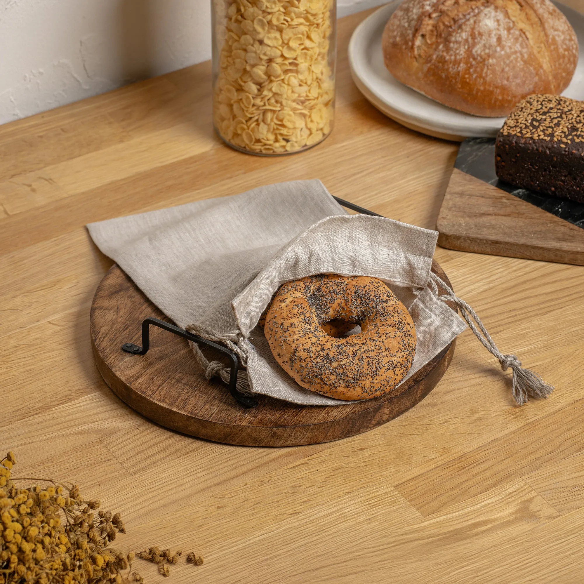 Sustainable Linen Bread Bag