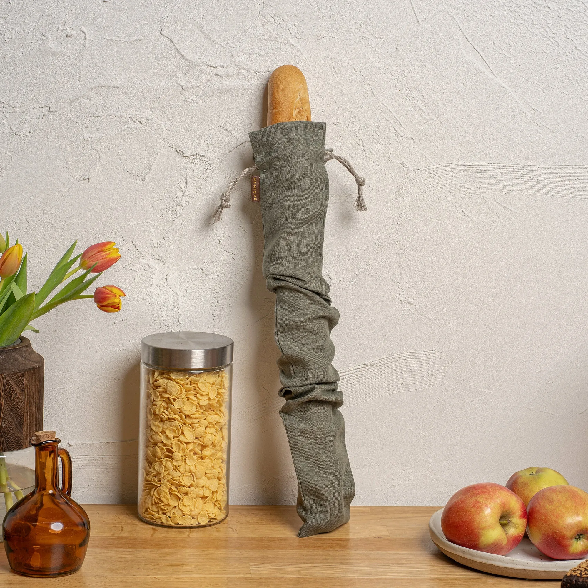 Sustainable Linen Bread Bag