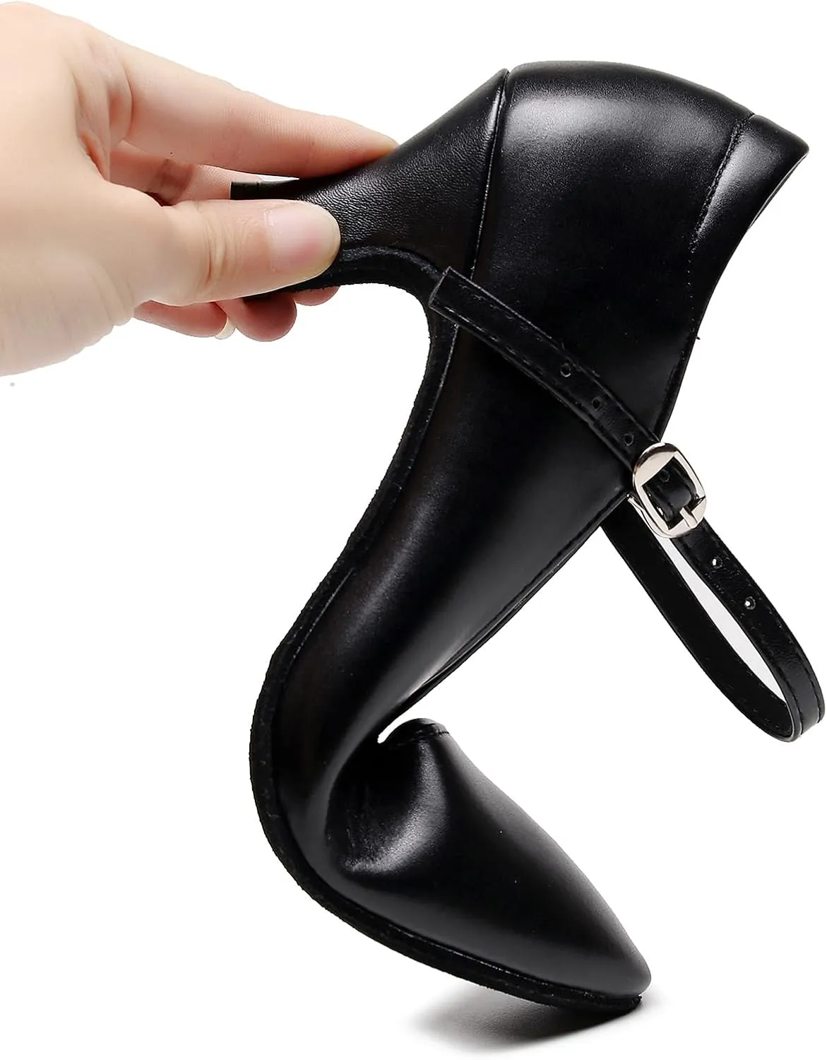 SWDZM Womens Ballroom Dance Shoes Closed Toe Latin Salsa Character Tango Practice Dancing Shoes