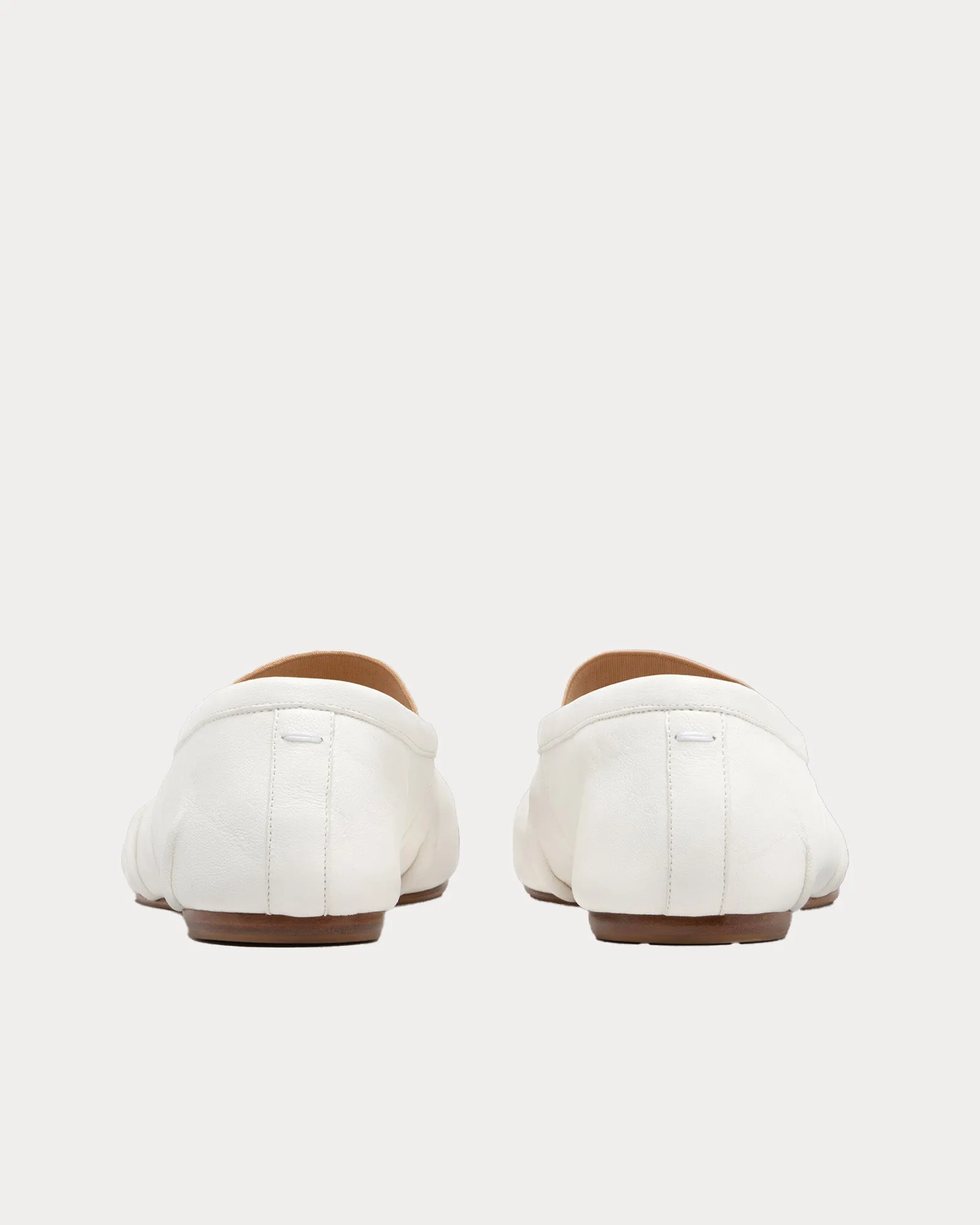 Tabi Elastic Band Ballerina Ivory White Flats