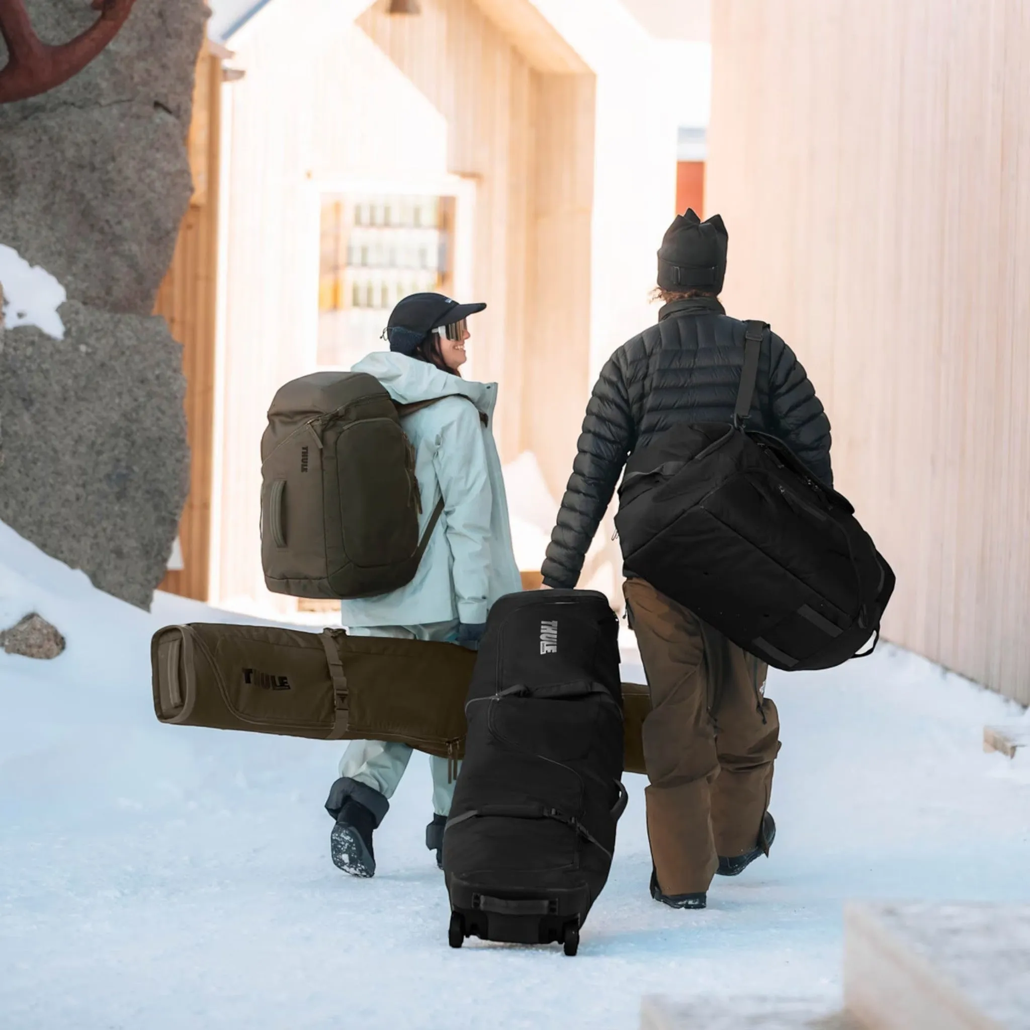 Thule RoundTrip Ski and Snowboard Boot Backpack 60L