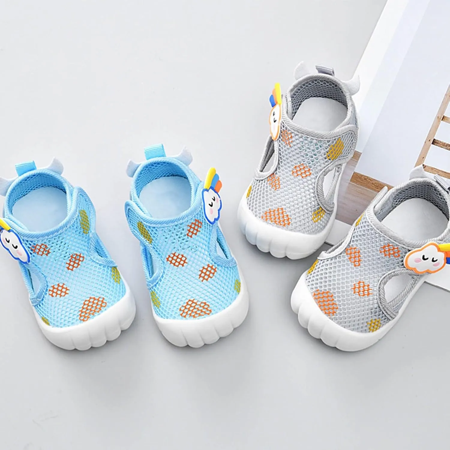 Toddler Water Shoes Barefoot Water Shoes for Kids Baby Socks with Arch Support Breathable Baby Girl Sneakers Size 12