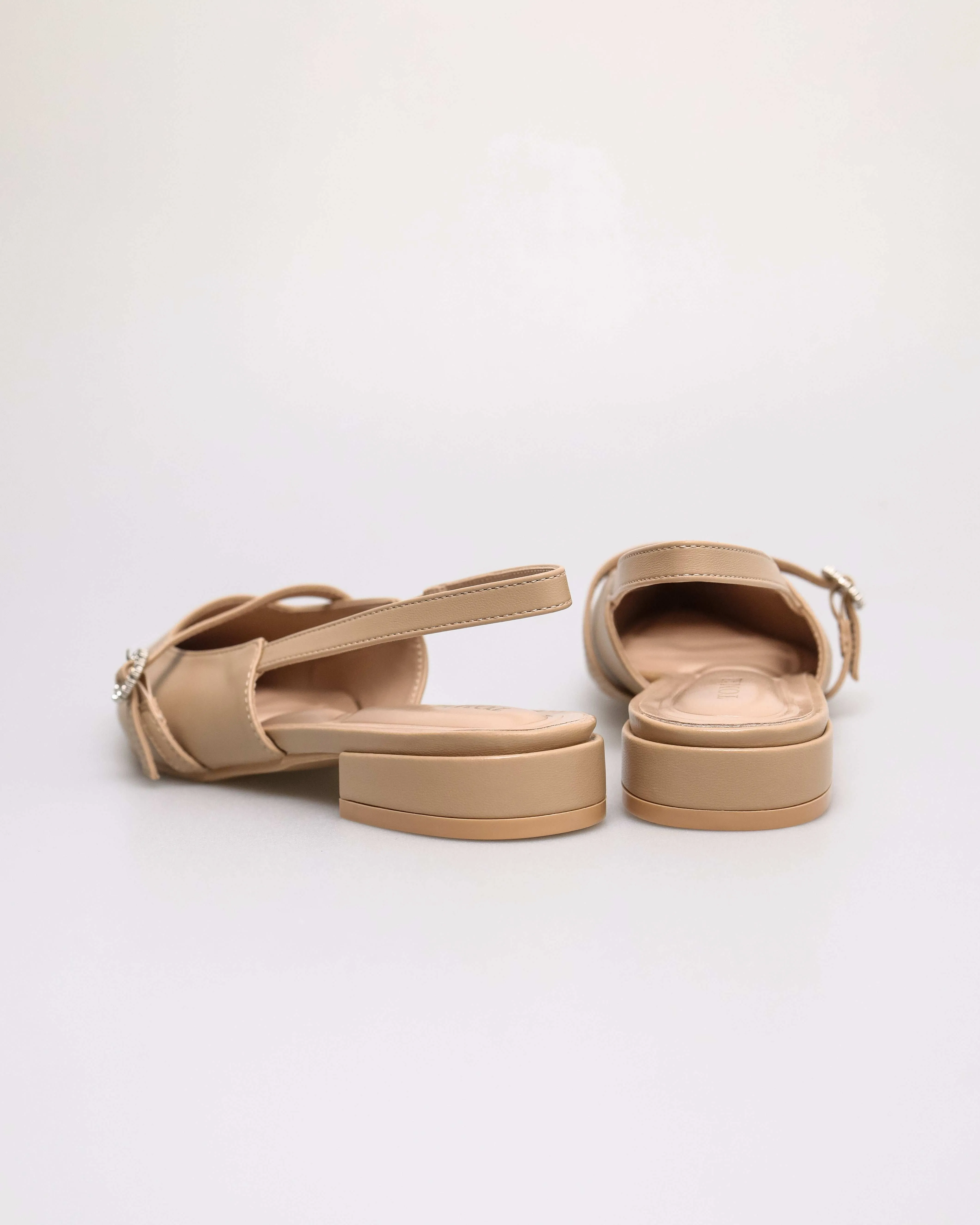 Tomaz FL116 Ladies Glitter Charm Flats