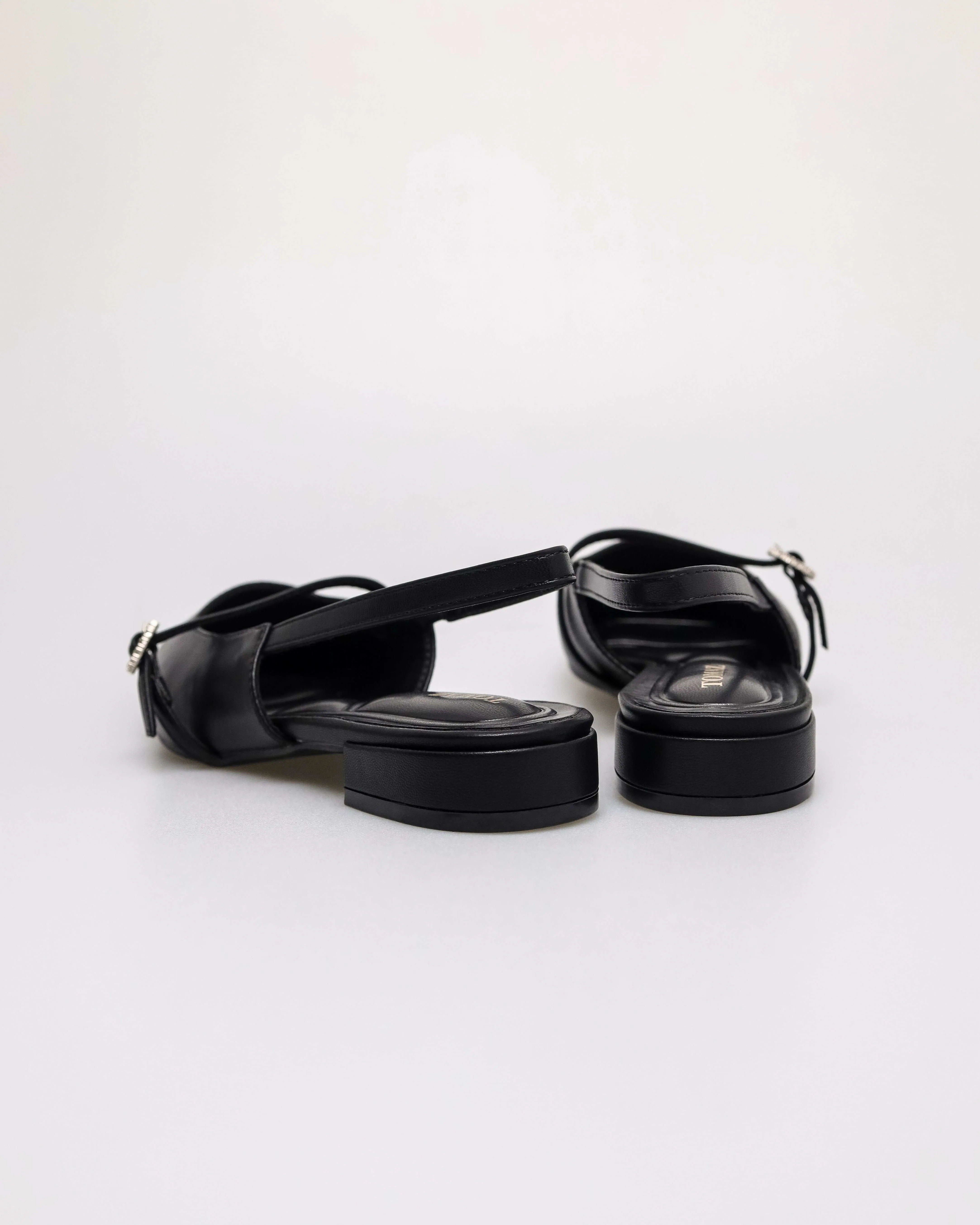 Tomaz FL116 Ladies Glitter Charm Flats