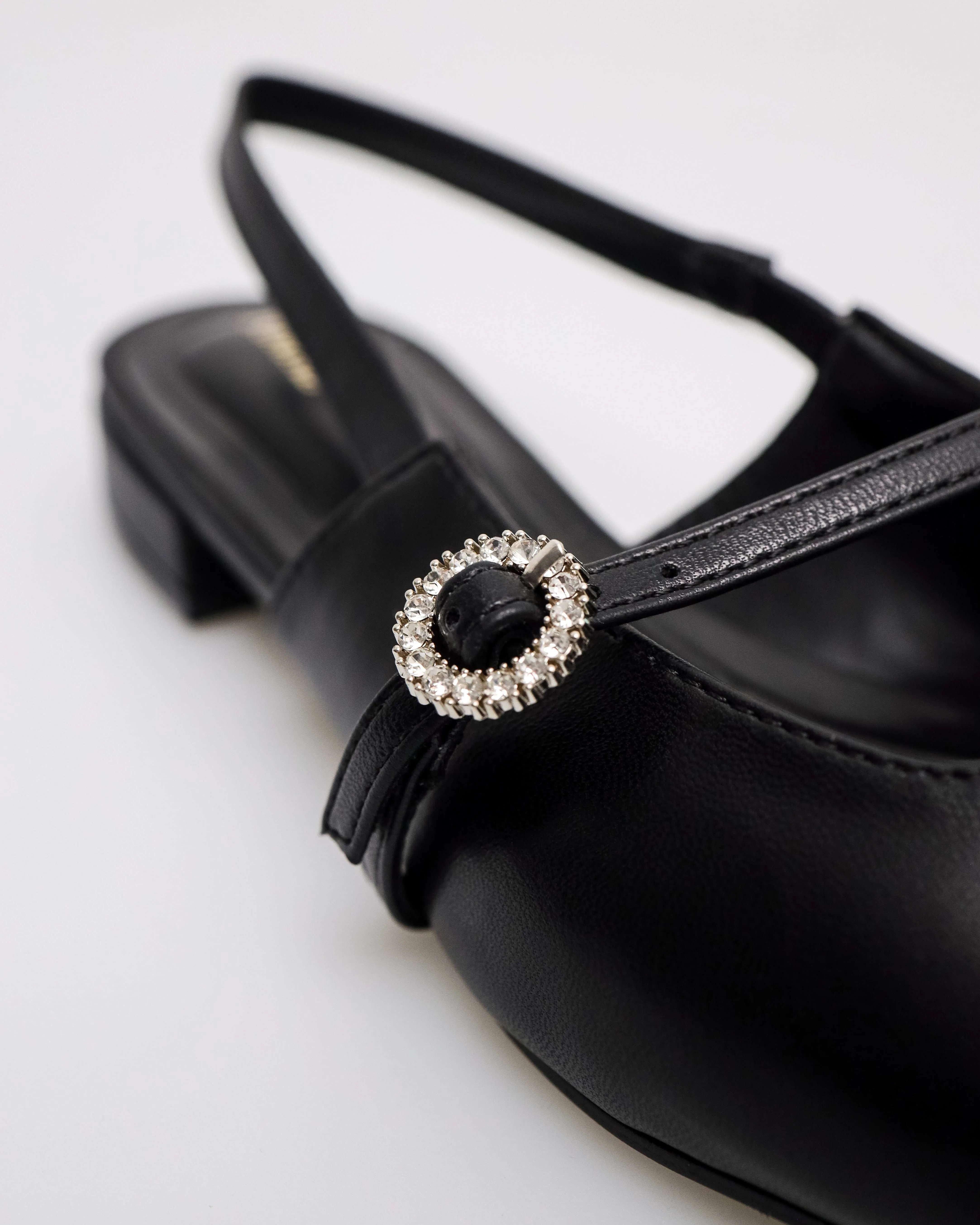 Tomaz FL116 Ladies Glitter Charm Flats