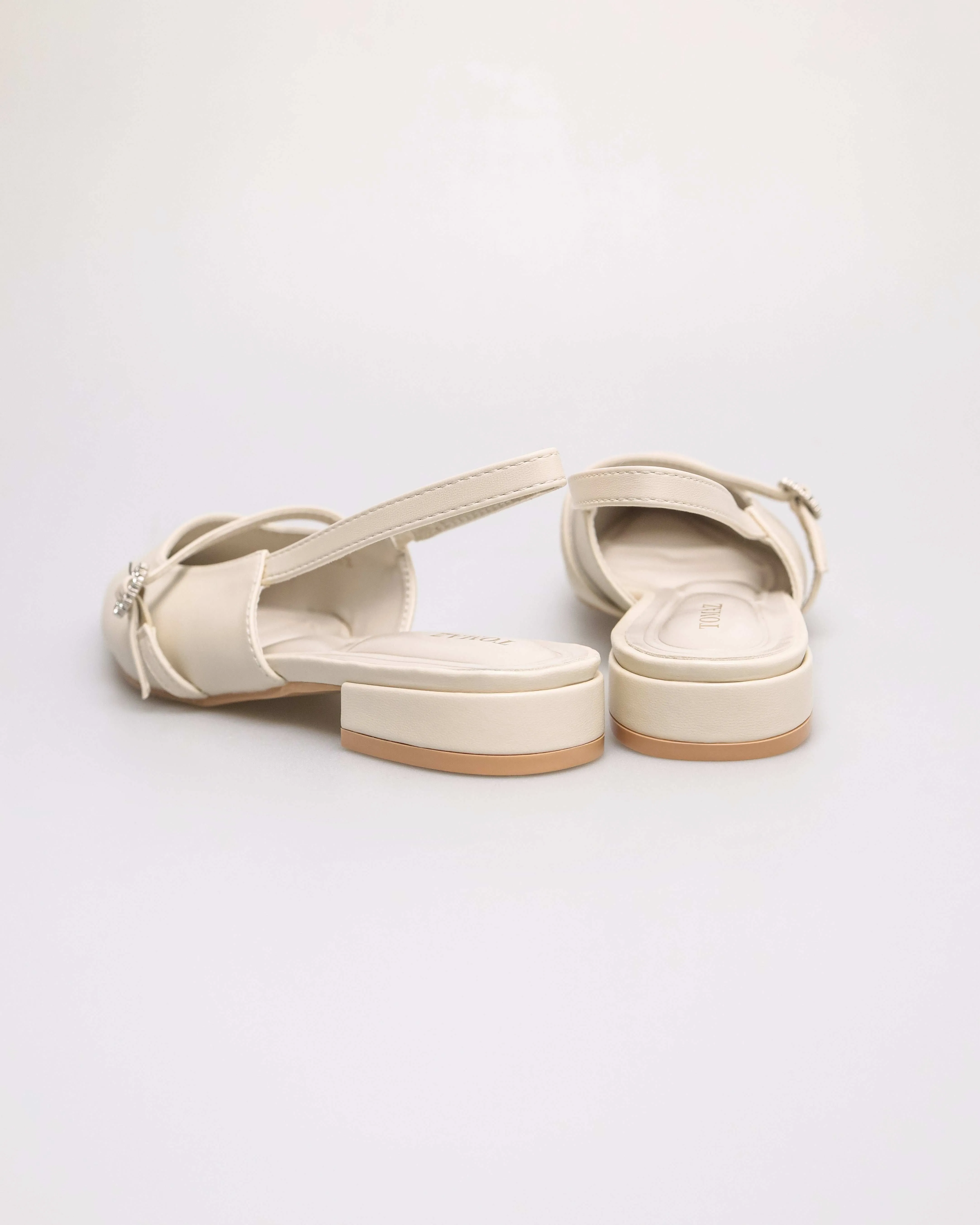 Tomaz FL116 Ladies Glitter Charm Flats