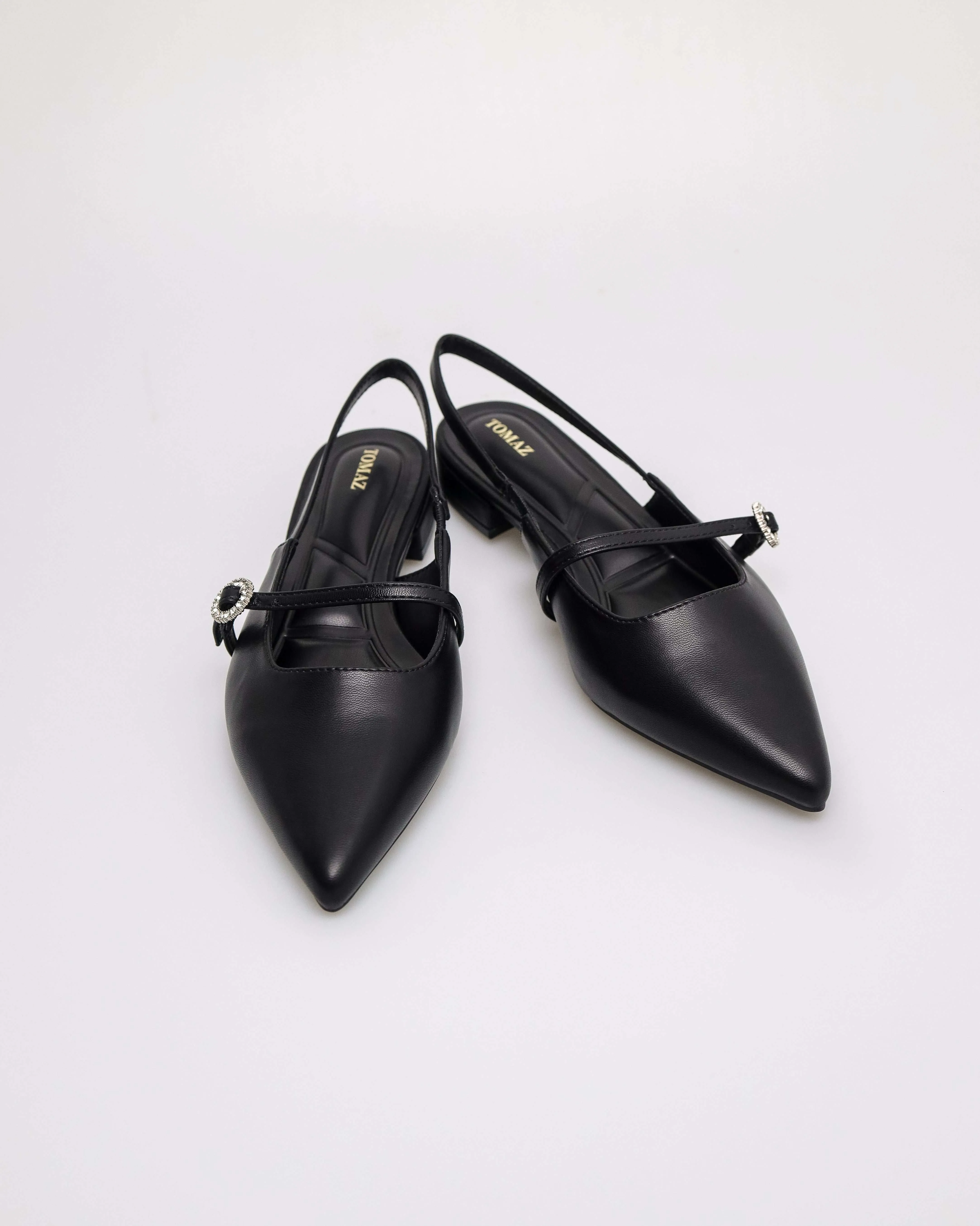 Tomaz FL116 Ladies Glitter Charm Flats