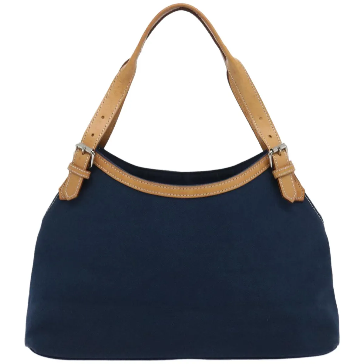 Trendy Inspired Burberry Blue Label Tote Bag Canvas Navy Auth Ti1535