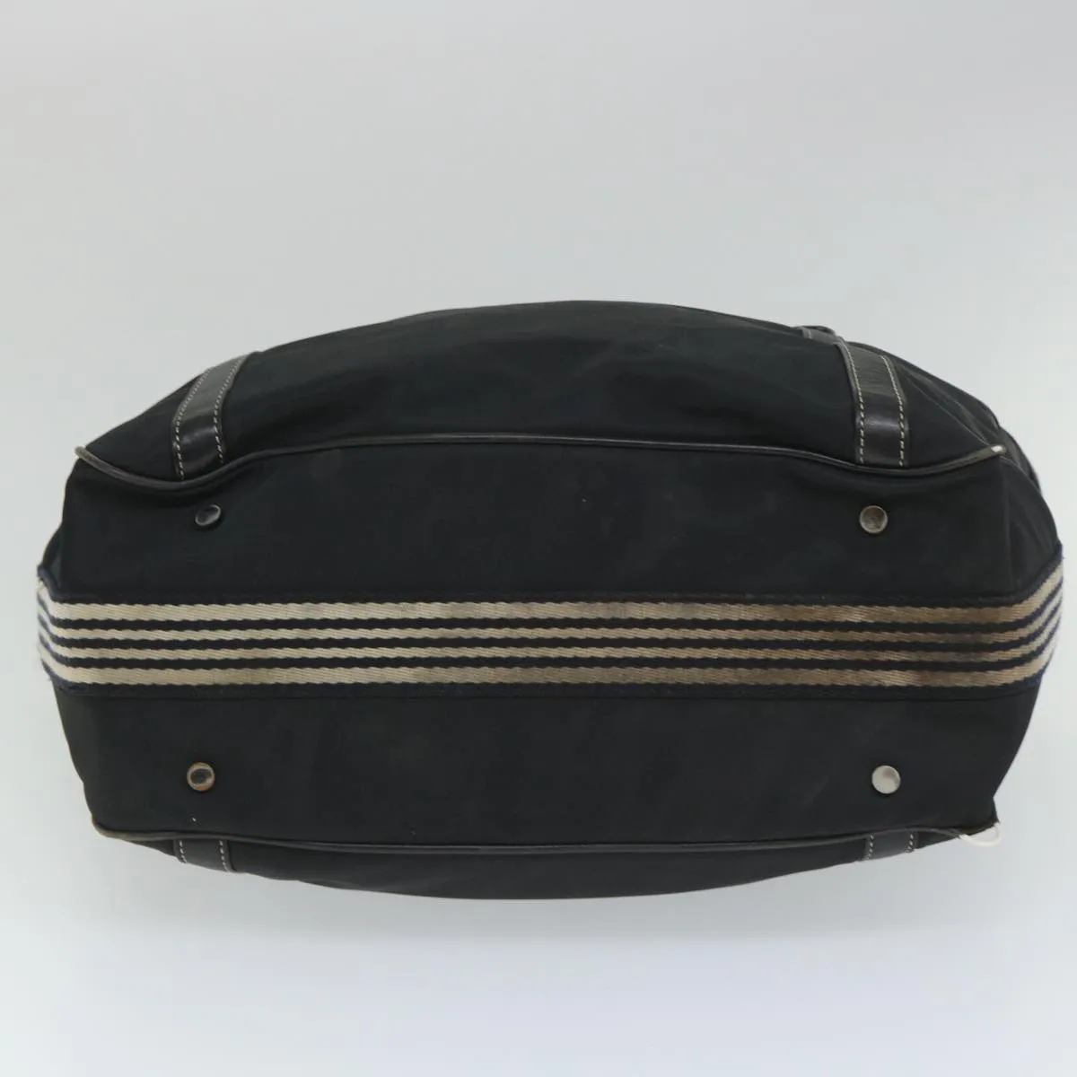 Trendy Inspired Burberry Blue Label Tote Bag Nylon Black Auth 56630