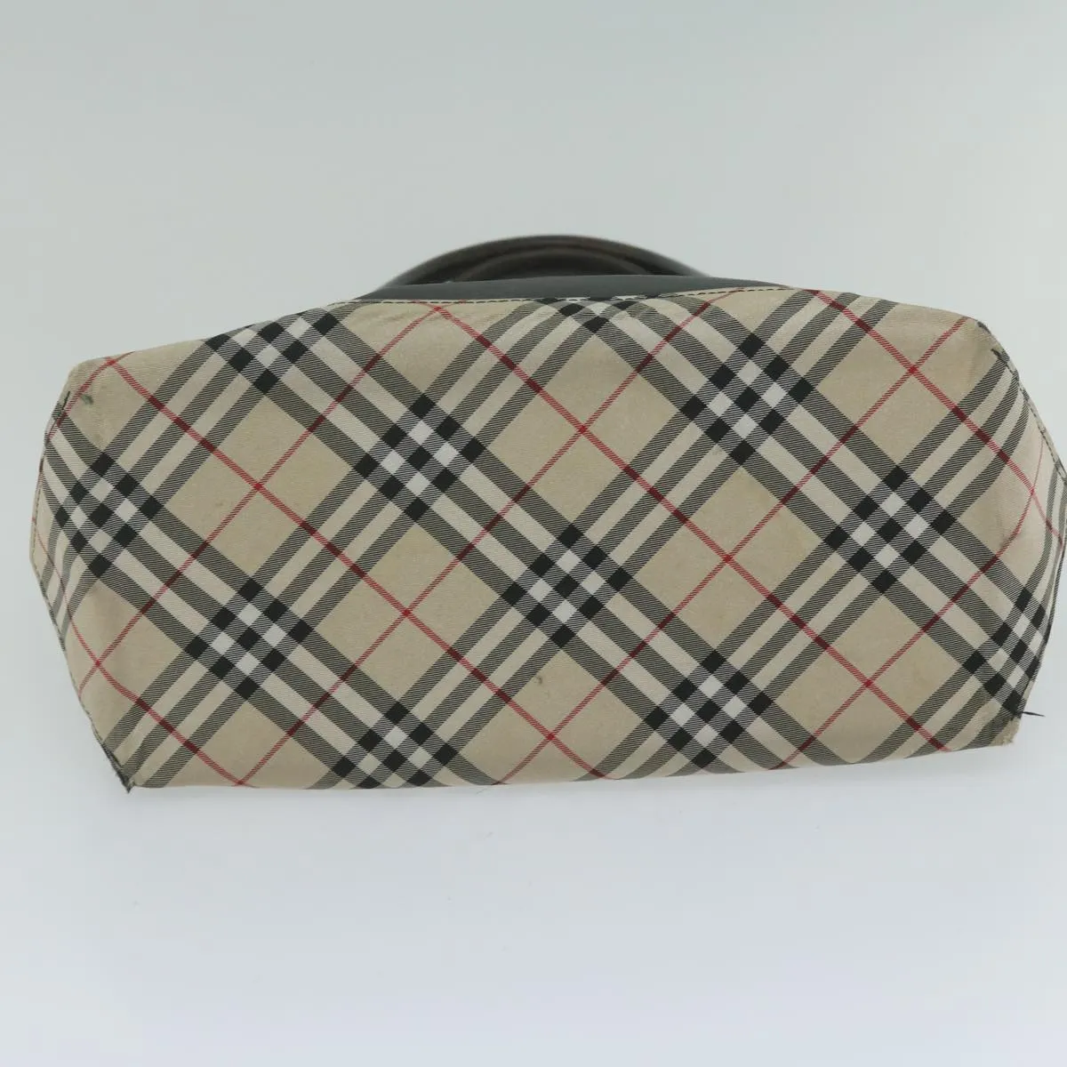 Trendy Inspired Burberry Blue Label Tote Bag Nylon Black Auth Bs10845