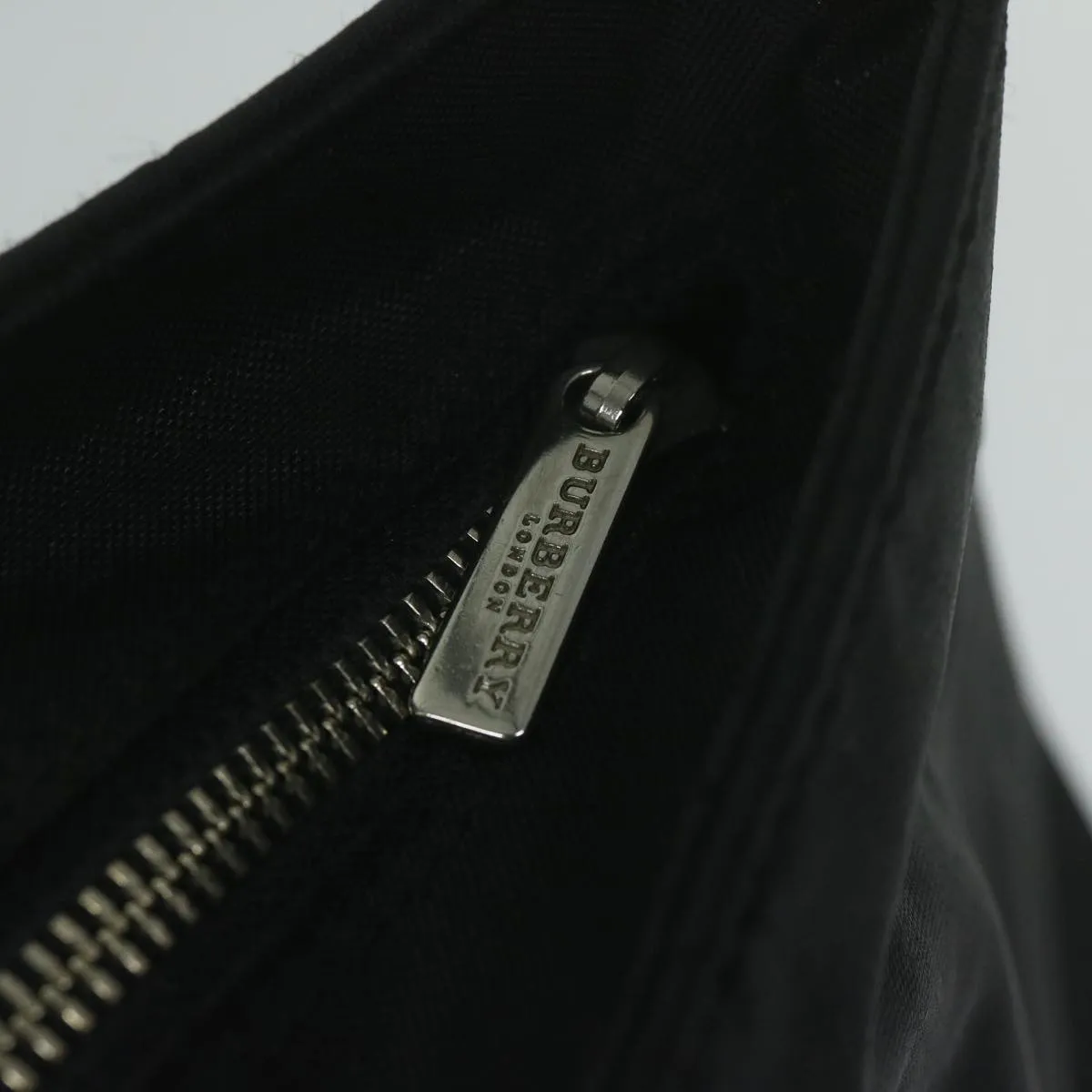 Trendy Inspired Burberry Blue Label Tote Bag Nylon Black Auth Bs10845