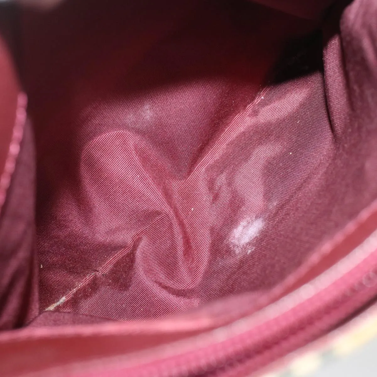 Trendy Inspired Burberry Nova Check Shoulder Bag Nylon Leather Beige Wine Red Auth 52038