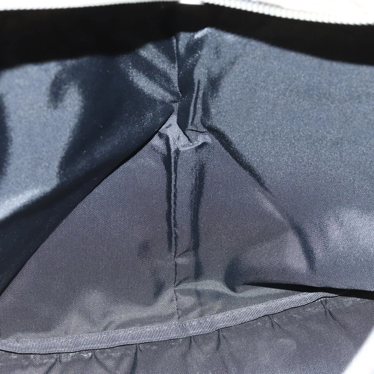 Trendy Inspired Burberryss Nova Check Blue Label Tote Bag Nylon Black Auth Yk12675
