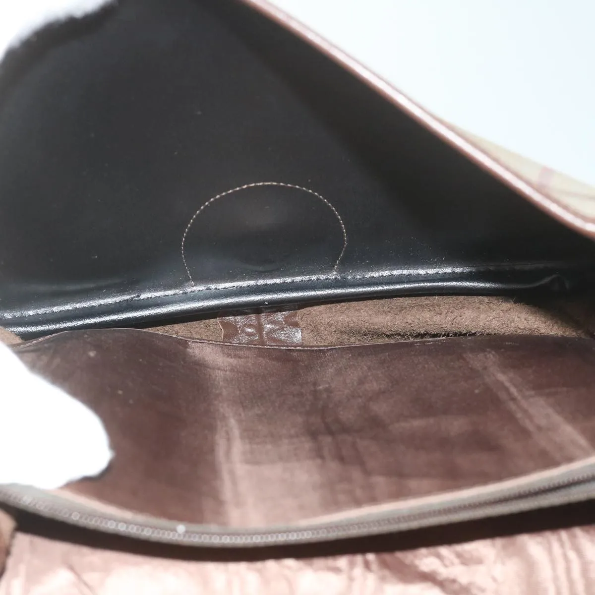 Trendy Inspired Burberryss Nova Check Shoulder Bag Canvas Brown Auth Th4326