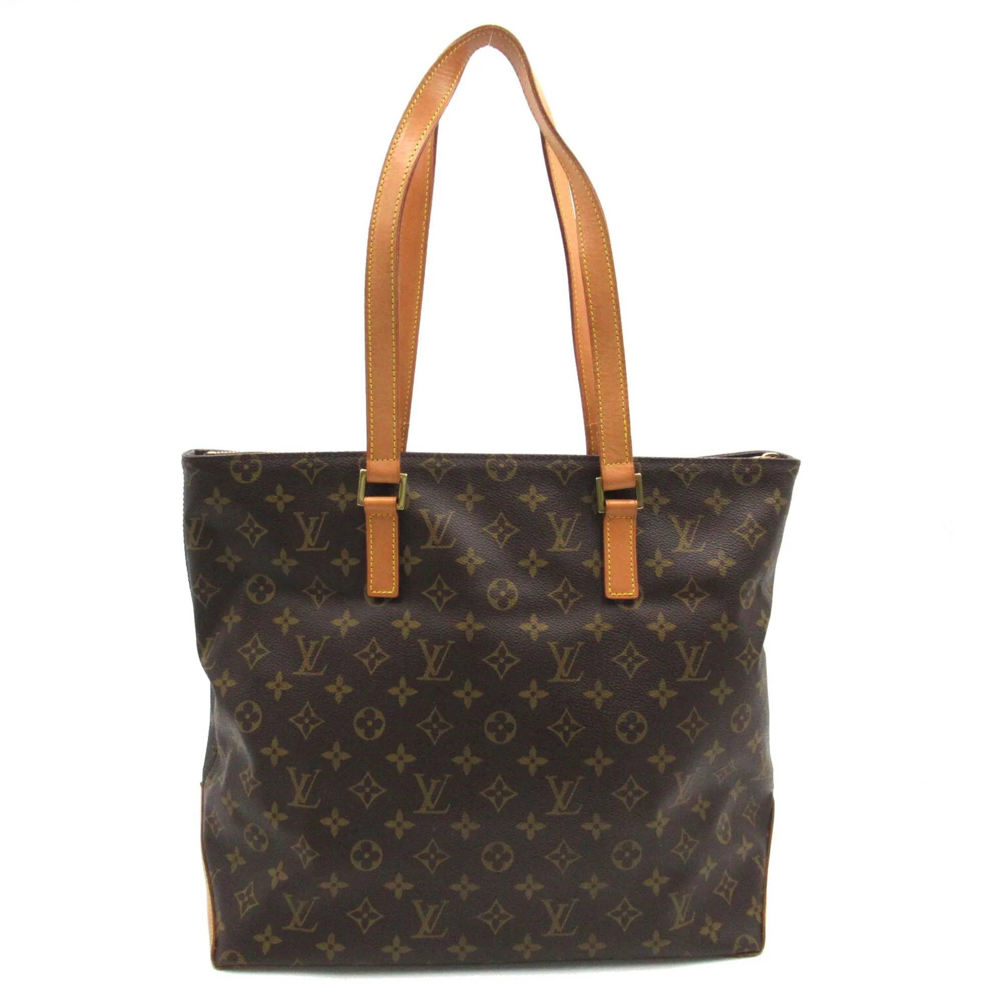 Trendy Inspired Louis Vuitton Cabas Mezzo Brown Monogram Pvc Coated Canvas M51151