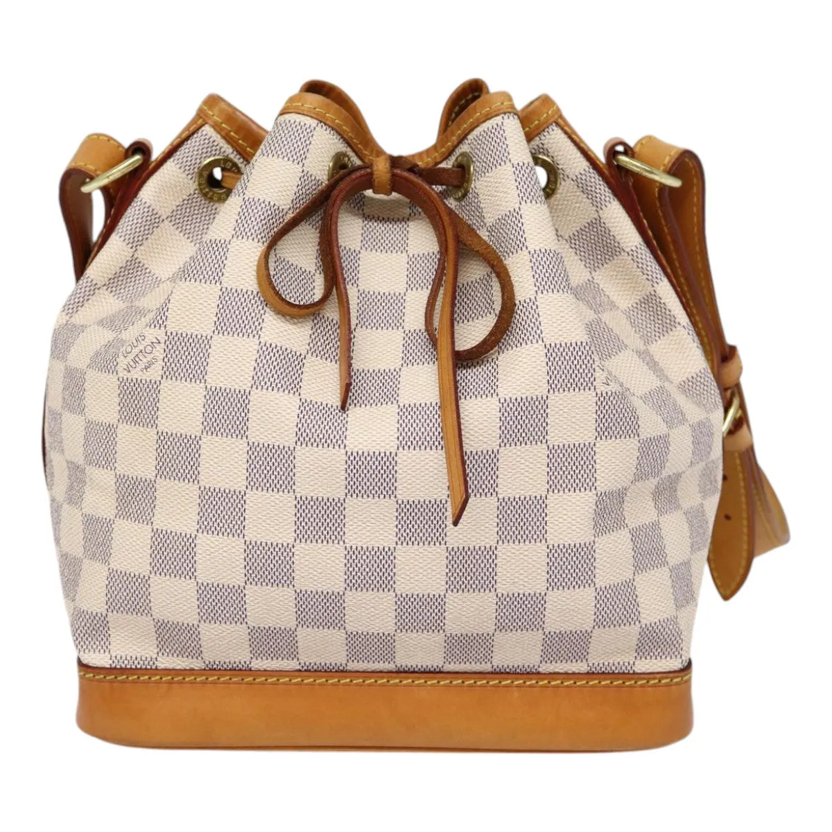 Trendy Inspired Louis Vuitton Damier Azur Noe Bb Shoulder Bag N41220 Lv Auth 88438