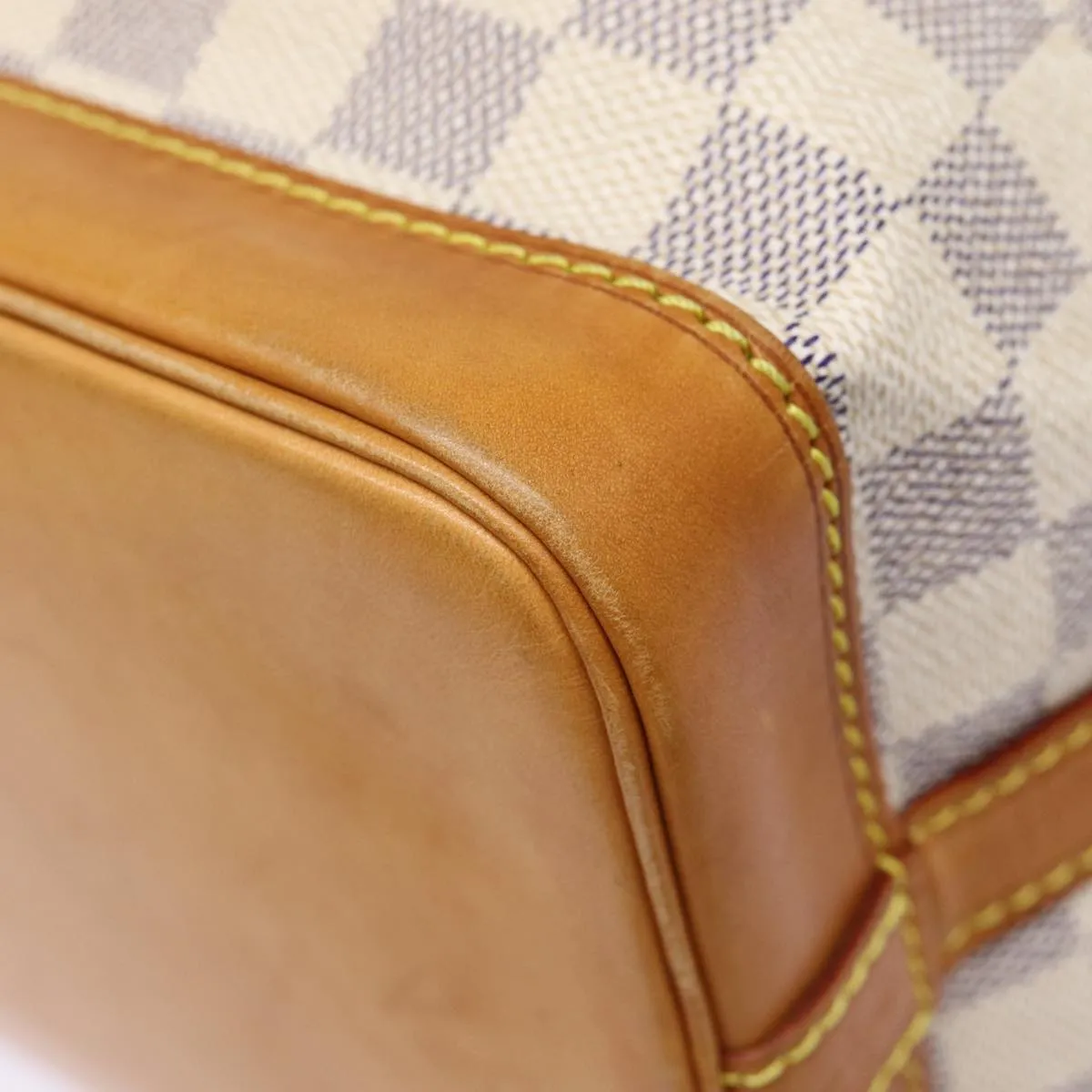 Trendy Inspired Louis Vuitton Damier Azur Noe Bb Shoulder Bag N41220 Lv Auth 88438