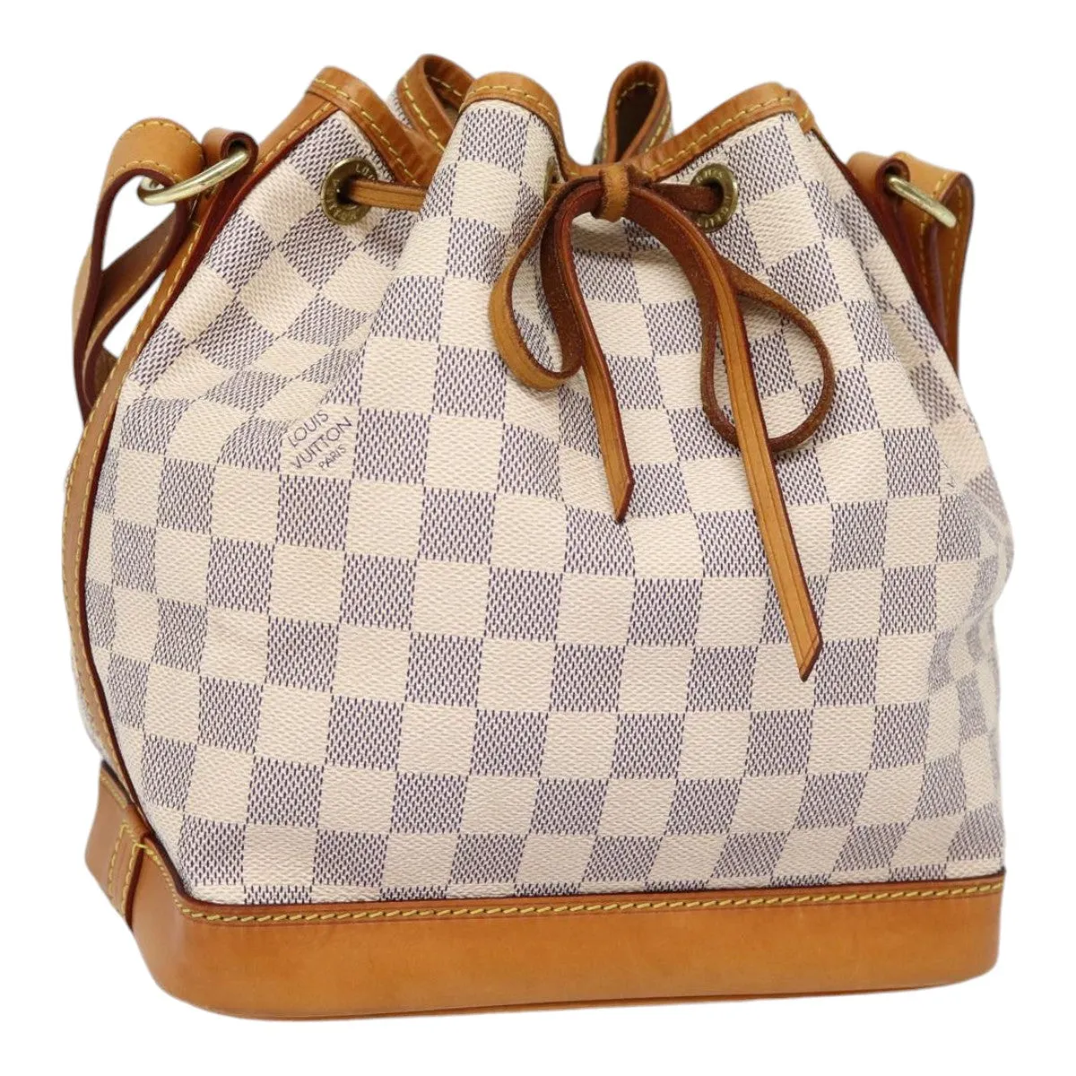 Trendy Inspired Louis Vuitton Damier Azur Noe Bb Shoulder Bag N41220 Lv Auth 88438