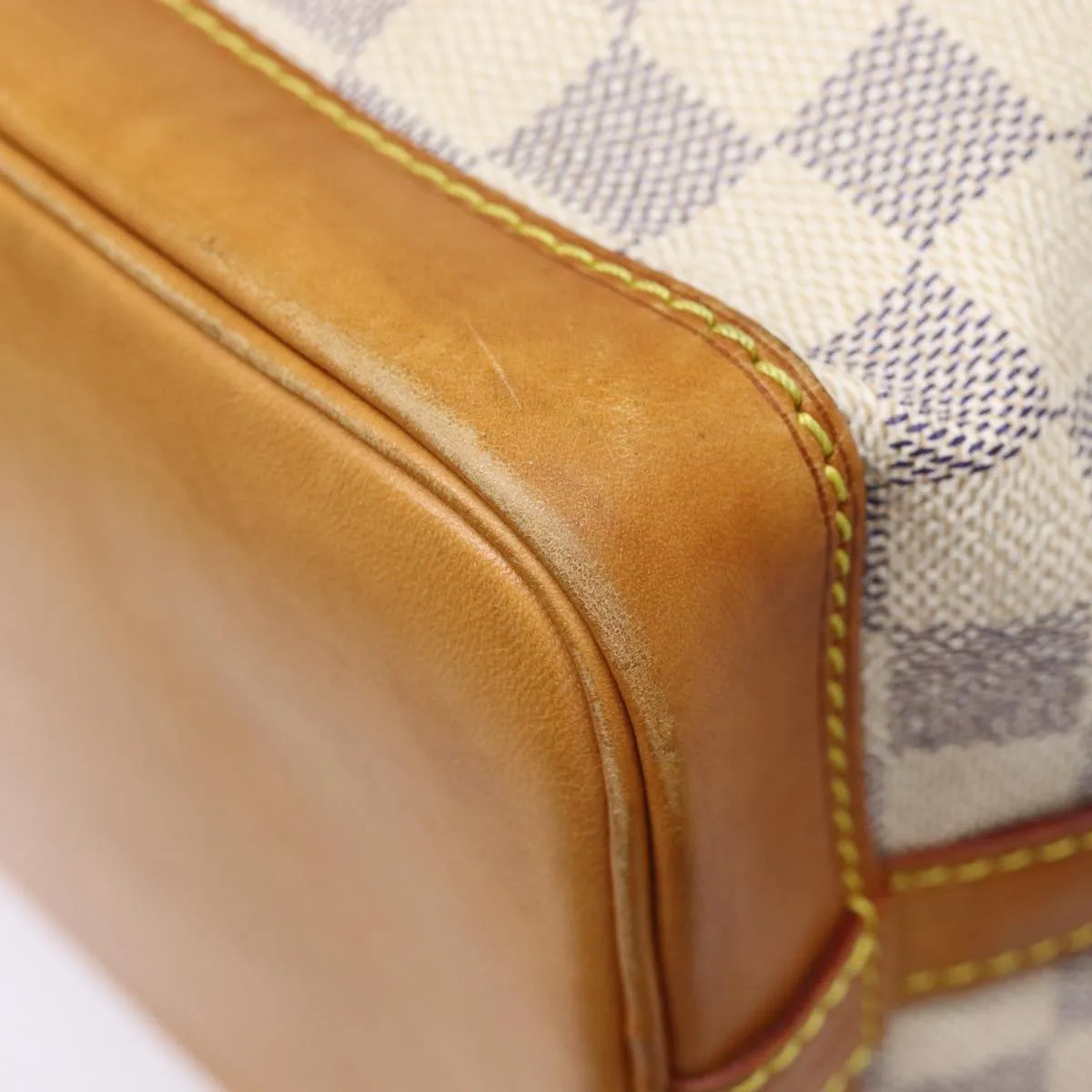 Trendy Inspired Louis Vuitton Damier Azur Noe Bb Shoulder Bag N41220 Lv Auth 88438