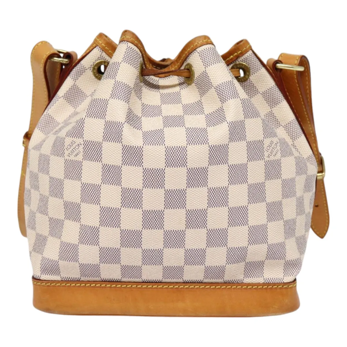 Trendy Inspired Louis Vuitton Damier Azur Noe Bb Shoulder Bag N41220 Lv Auth 88438