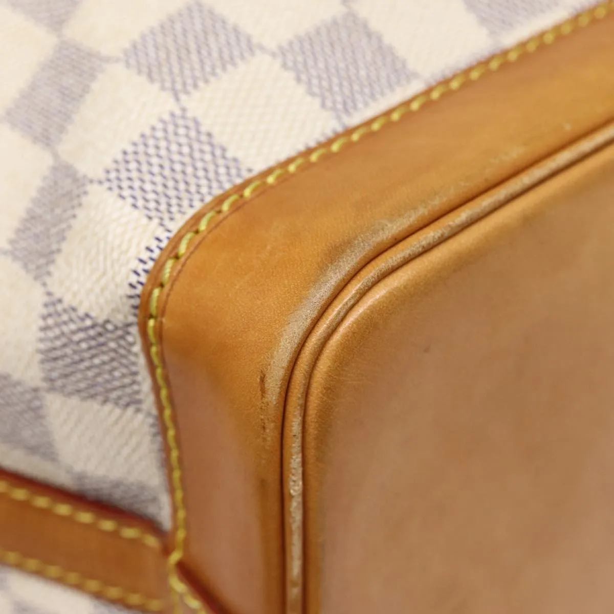 Trendy Inspired Louis Vuitton Damier Azur Noe Bb Shoulder Bag N41220 Lv Auth 88438