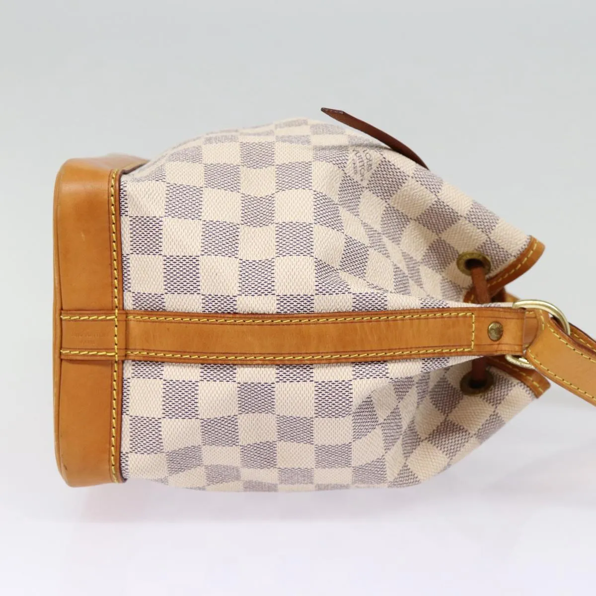 Trendy Inspired Louis Vuitton Damier Azur Noe Bb Shoulder Bag N41220 Lv Auth 88438
