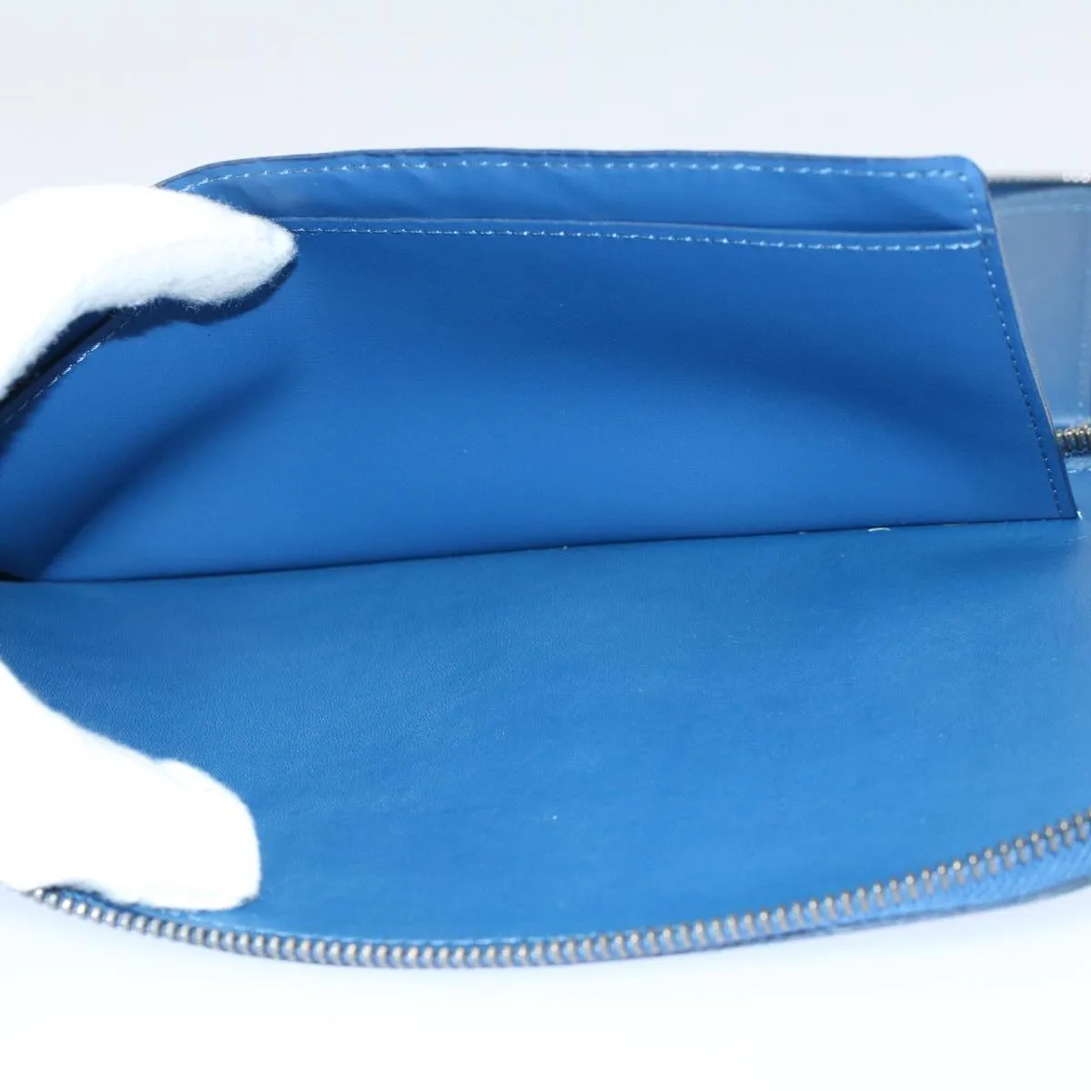 Trendy Inspired Louis Vuitton Damier Infini  Organizer Atholl Clutch Bag Blue M30653 Auth Ki3459
