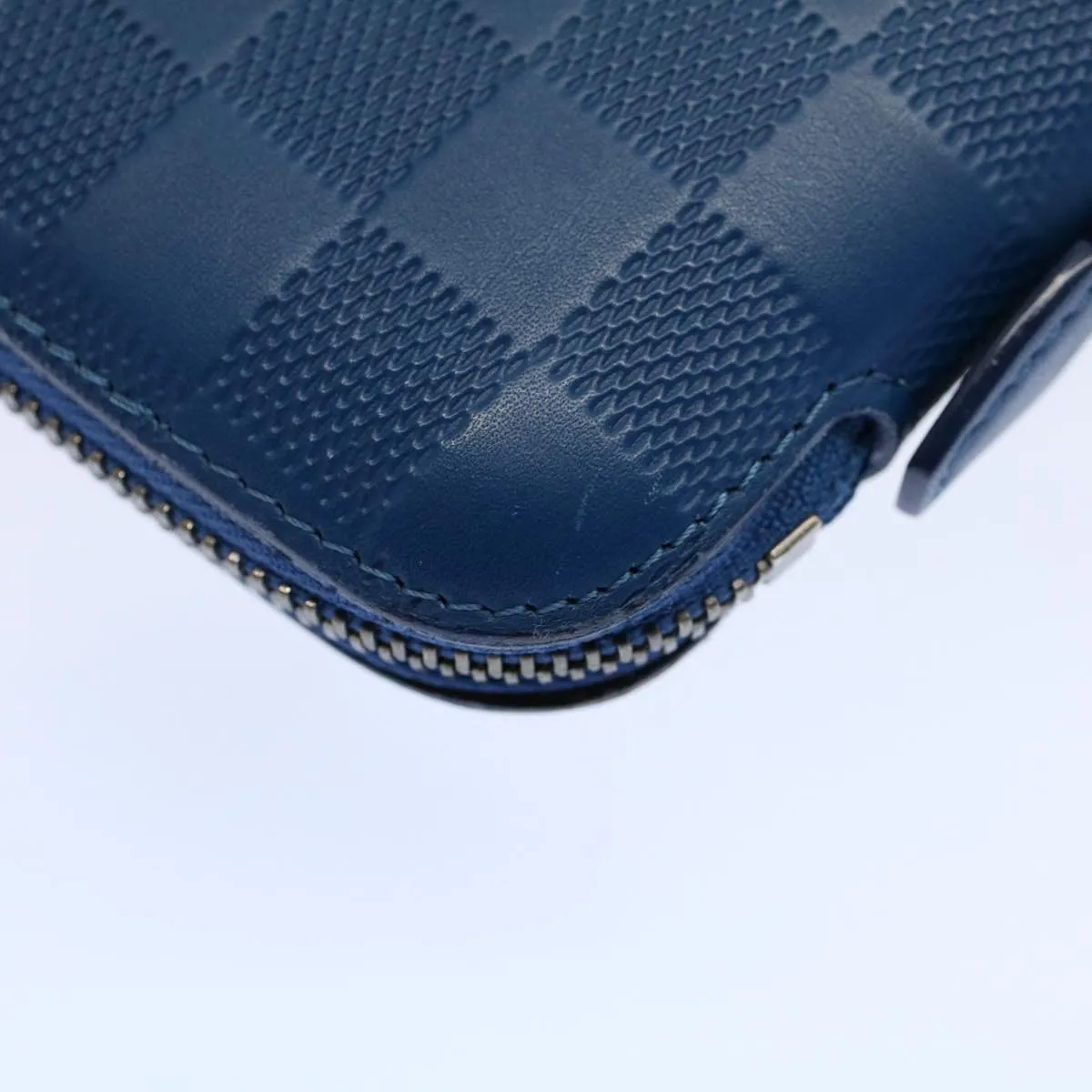 Trendy Inspired Louis Vuitton Damier Infini  Organizer Atholl Clutch Bag Blue M30653 Auth Ki3459