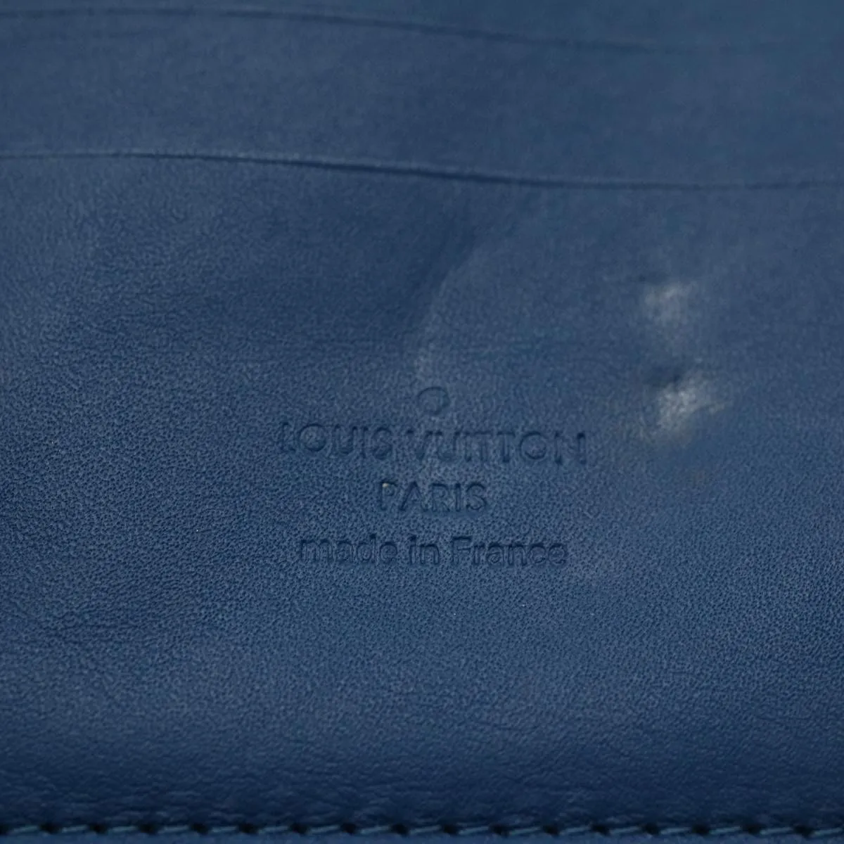 Trendy Inspired Louis Vuitton Damier Infini  Organizer Atholl Clutch Bag Blue M30653 Auth Ki3459