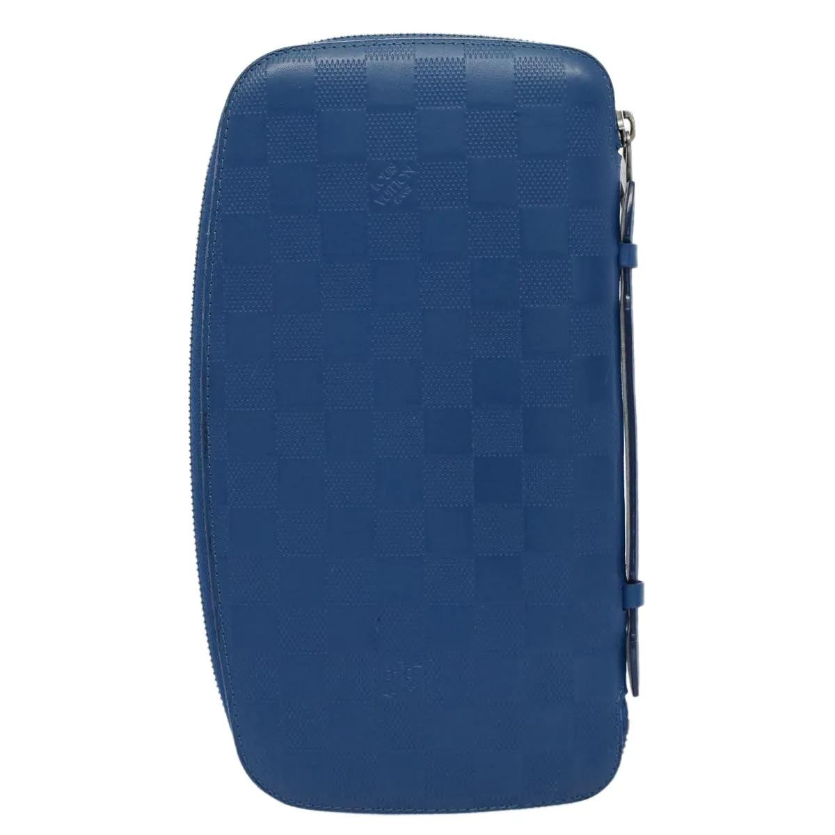 Trendy Inspired Louis Vuitton Damier Infini  Organizer Atholl Clutch Bag Blue M30653 Auth Ki3459