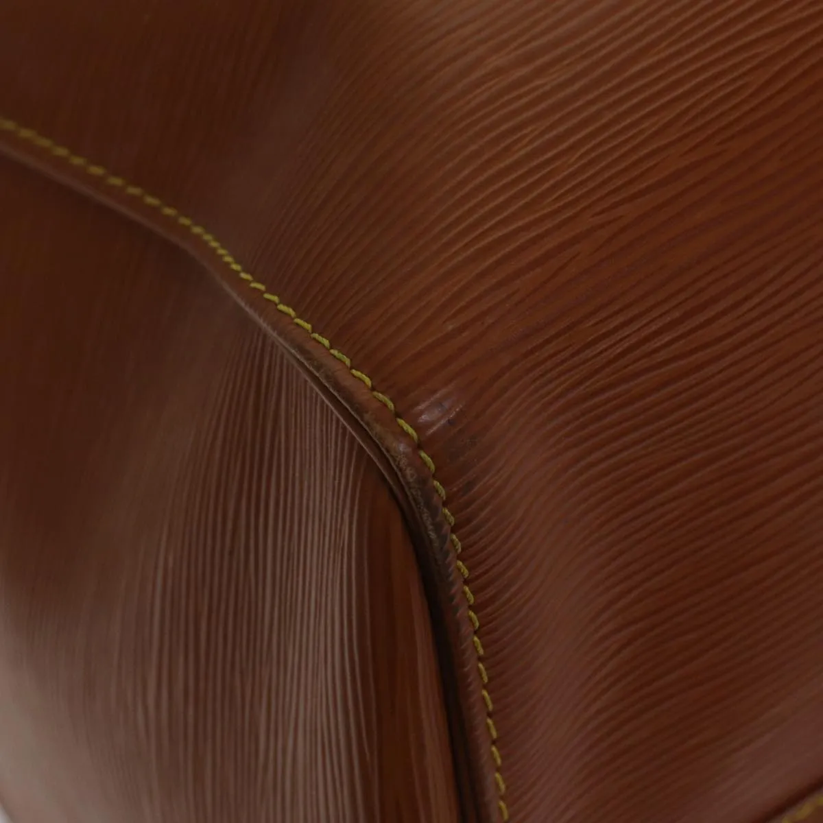 Trendy Inspired Louis Vuitton Epi Keepall 60 Boston Bag Brown Zipangu Gold M42948 Lv Auth Ki4860