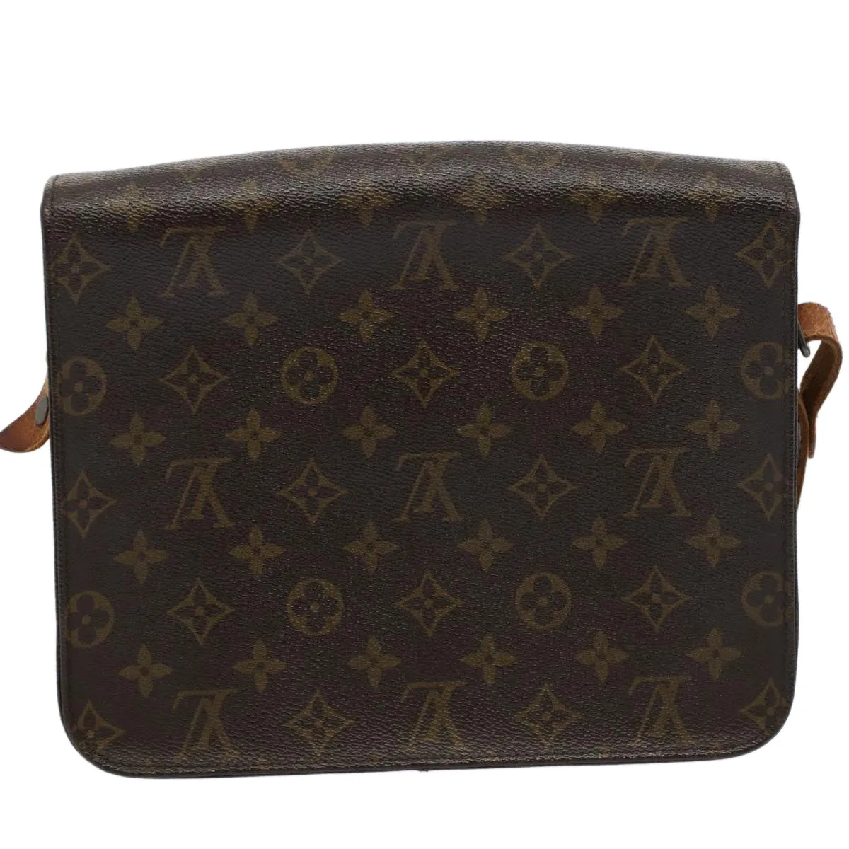 Trendy Inspired Louis Vuitton Monogram Cartouchiere Gm Shoulder Bag M51252 Lv Auth Bs9772